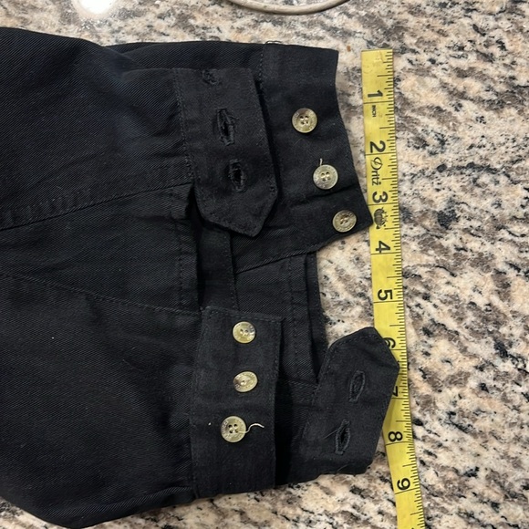 Gramicci Cotton High Rise Pleated Three Button Tapered Ankle Pants - Picture 12 of 12